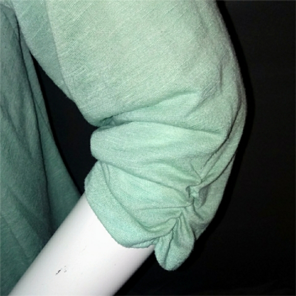 Green Lace Open Back Cardigan - Picture 6 of 7